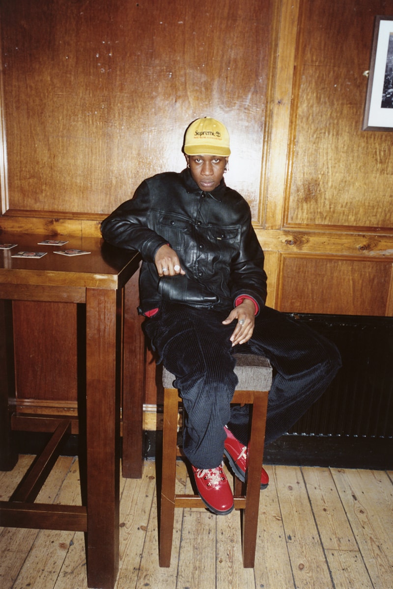 supreme timberland spring collaboration euro hiker low red yellow black shoes footwear 