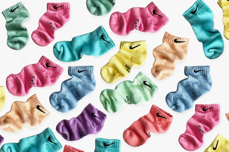 Sammy Jo Drops Vibrant Tie-Dye Nike Socks Just in Time for Spring