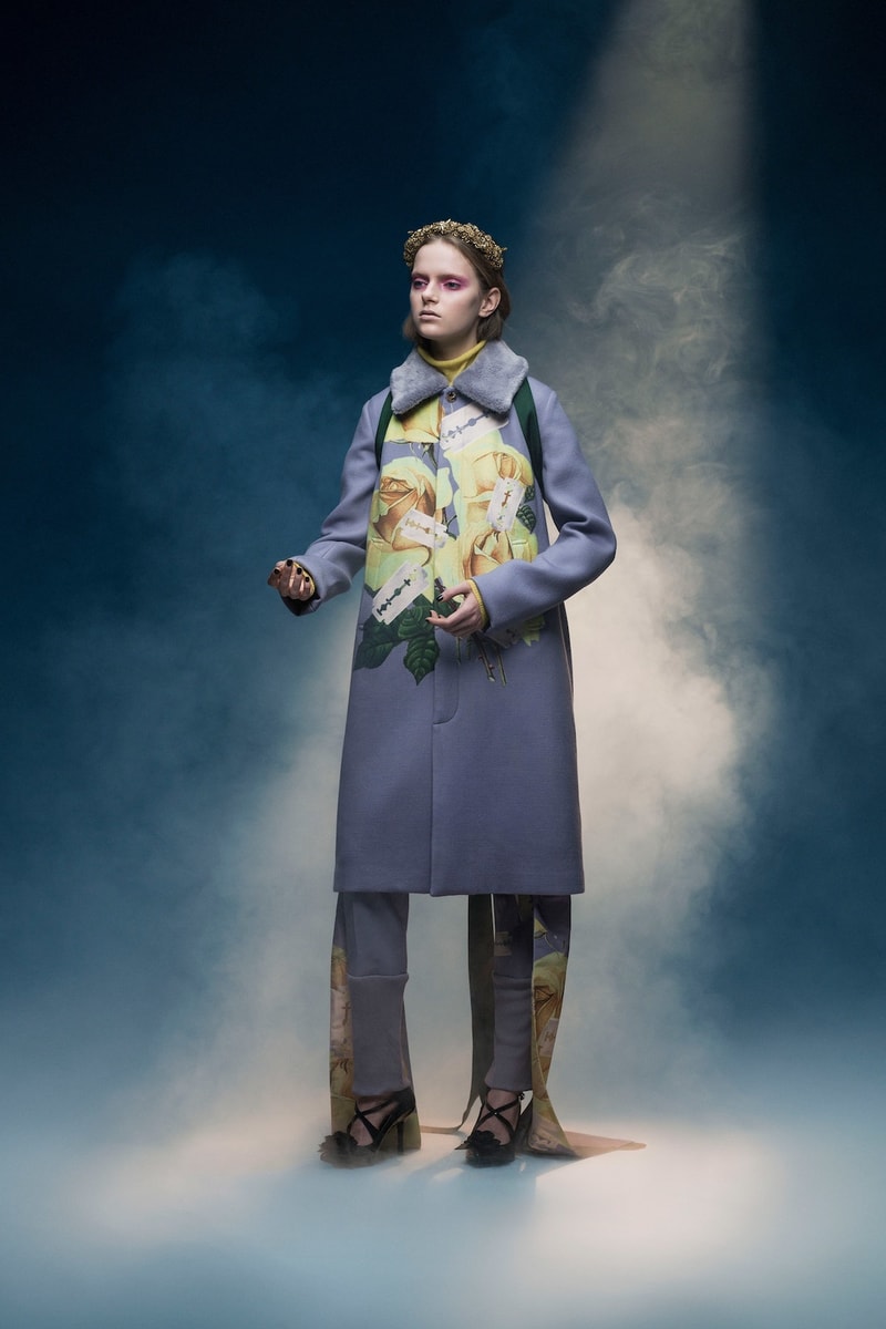undercover jun takahashi paris fashion week fall winter womens collection lady macbeth akira kurosawa throne of blood gown jacket outerwear black maroon pants boots