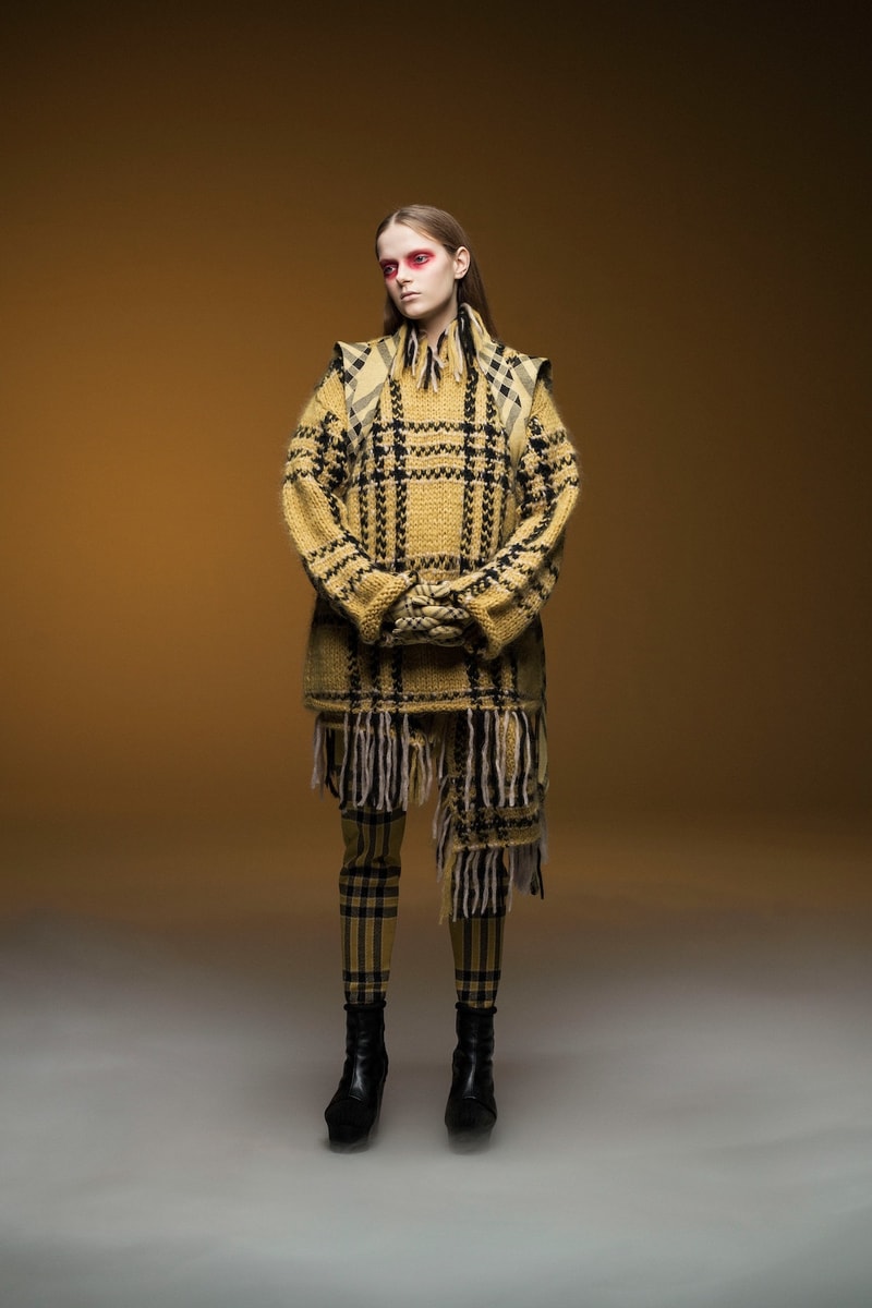 undercover jun takahashi paris fashion week fall winter womens collection lady macbeth akira kurosawa throne of blood gown jacket outerwear black maroon pants boots
