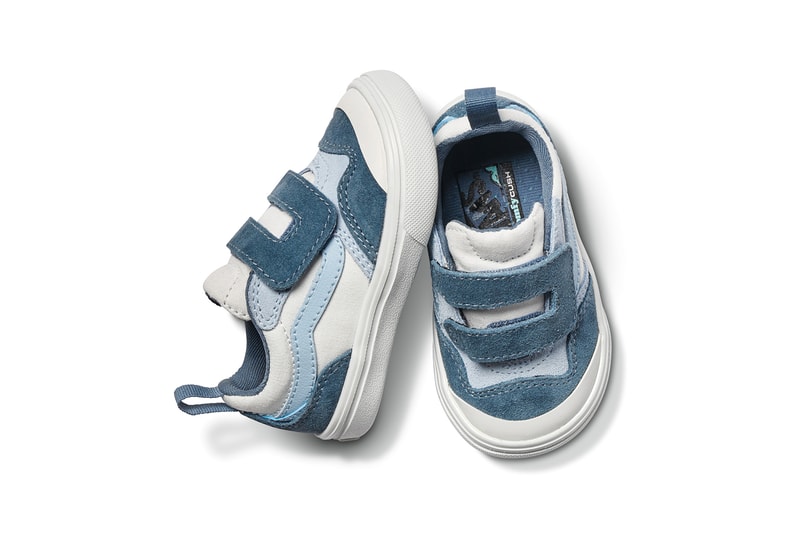 vans comfycush old new skool slip on sneakers autism awareness sensory inclusive charity donation checkered print hearts navy blue white 