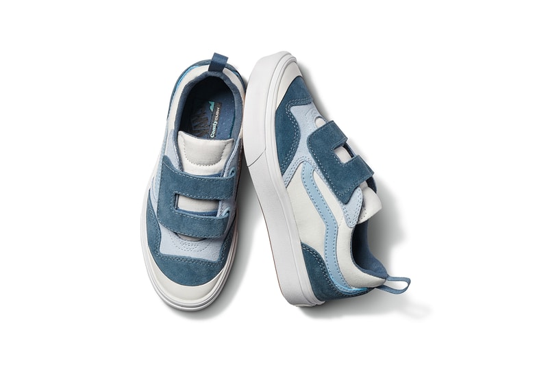 vans comfycush old new skool slip on sneakers autism awareness sensory inclusive charity donation checkered print hearts navy blue white 