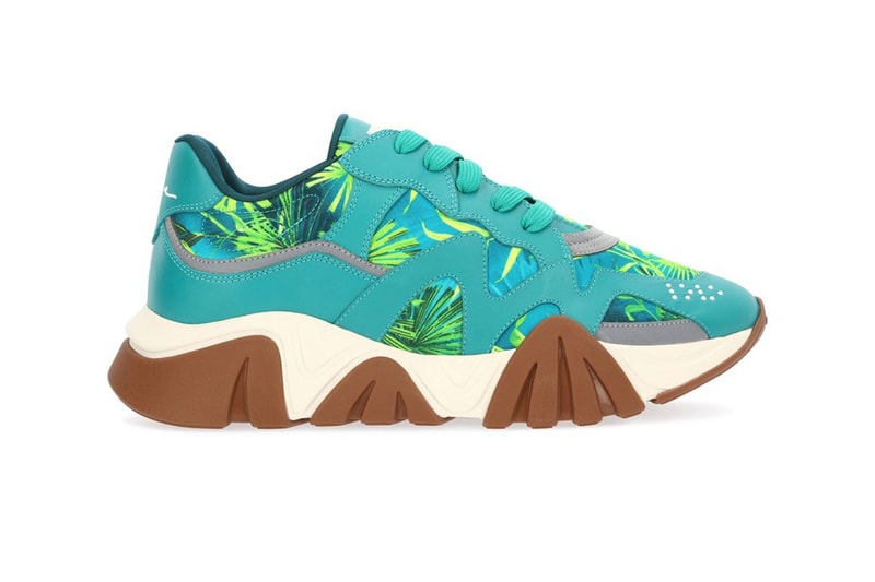 Versace Jungle-Print Squalo Sneakers 