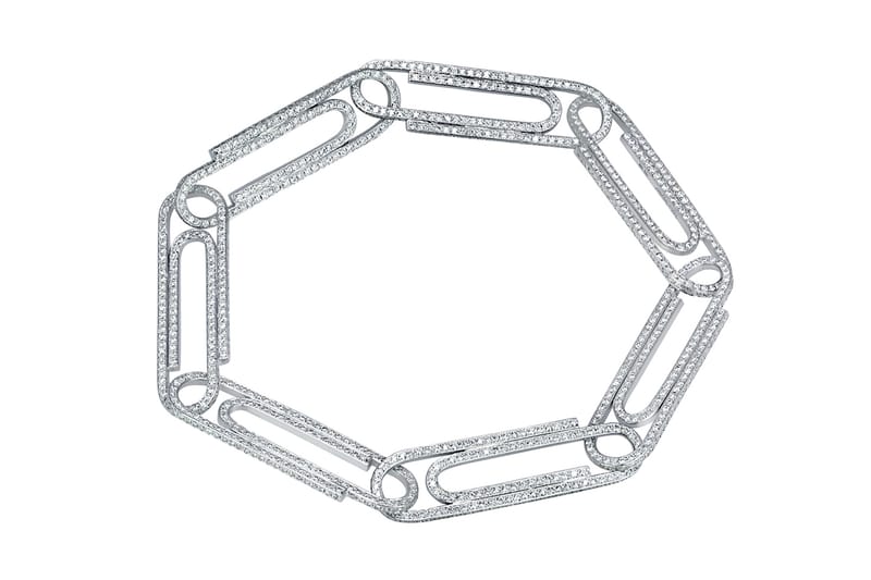 Virgil Abloh and Jacob & Co. Elevate the Ordinary Paperclip in Their "Office Supplies" Jewelry Collection