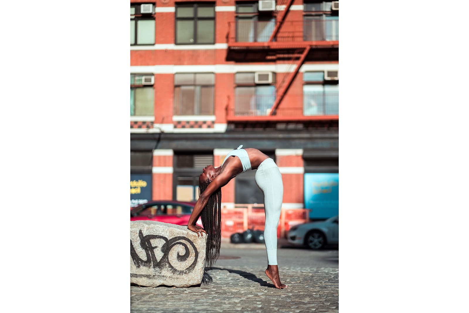 Yoga Pose Mia The Healthlete NYC Leggings Sports Bra