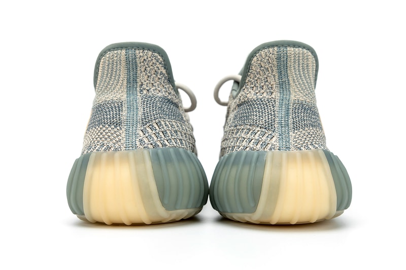 adidas kanye west yeezy boost 350 v2 israfil sneakers blue green gray orange colorway shoes sneakerhead footwear
