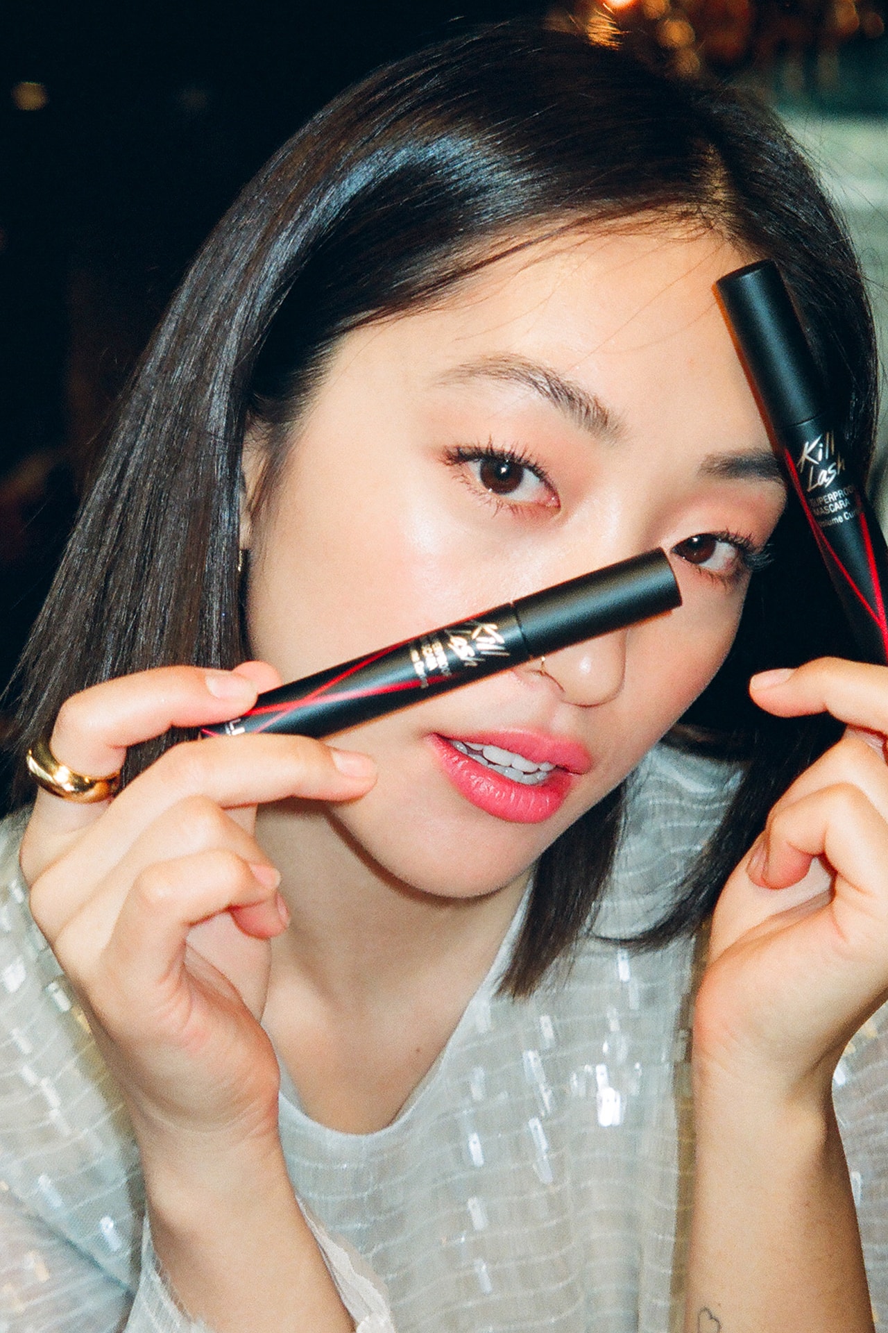 Dasha Kim Korean Influencer Beauty Skincare Makeup Compact Eyeshadow Lipstick Ring YouTuber Content Creator