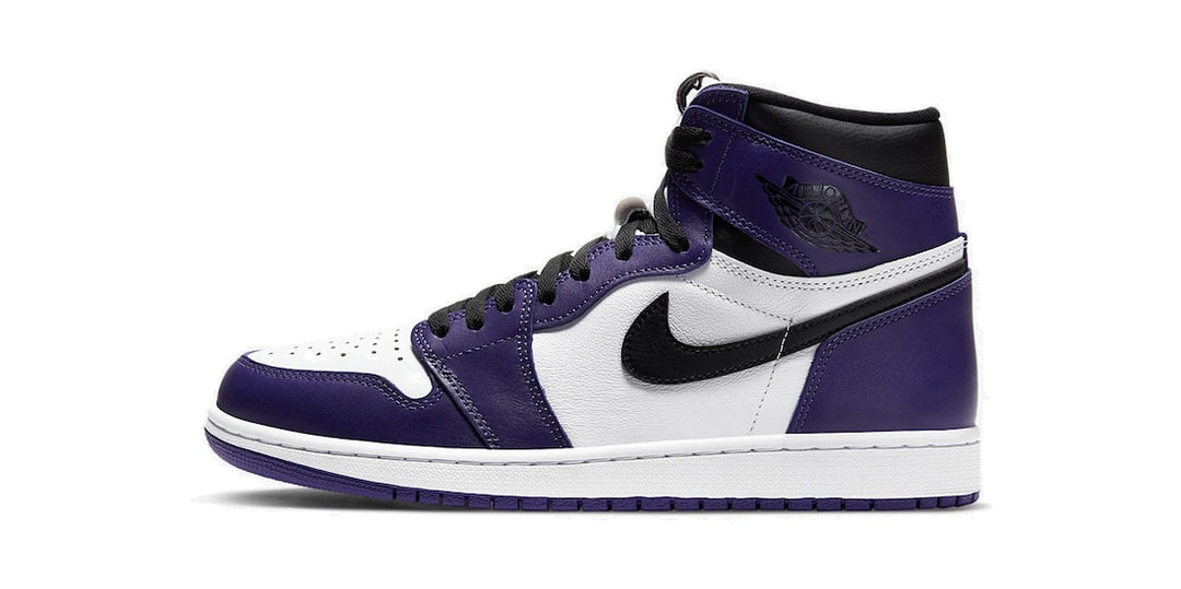 Nike Jordans black and white Some purple Air Jordan 1 Mid White Black Purple | Limited Resell main image 2