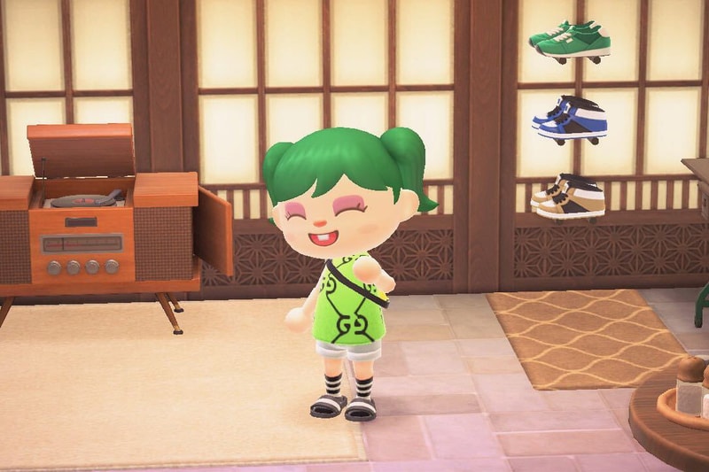 Animal Crossing New Horizons ACNH Hairstyle Guide Billie Eilish Green Gucci Nintendo Switch Video Games