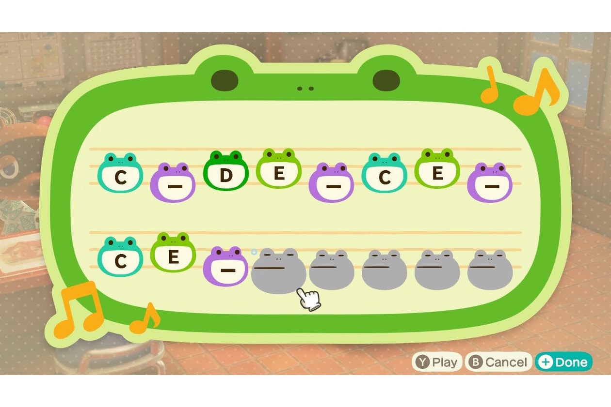 Animal Crossing New Horizons ACNH Nintendo Switch Tune Music Customization