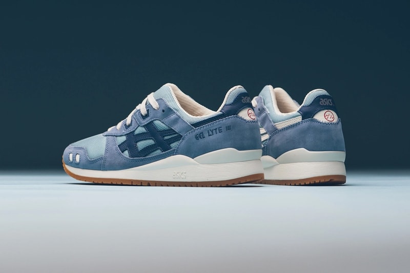 asics gel lyte iii sneakers blue white shoes footwear sneakerhead 