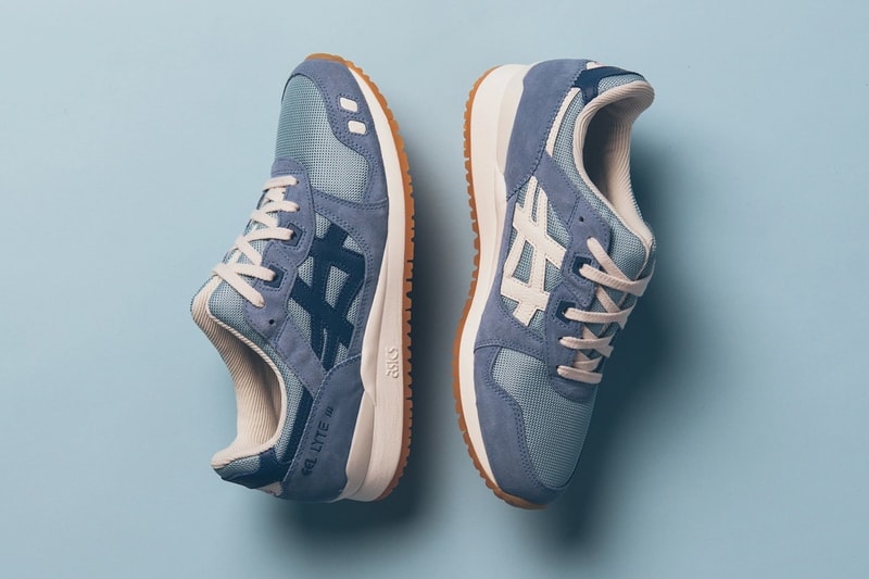 asics gel lyte iii sneakers blue white shoes footwear sneakerhead 
