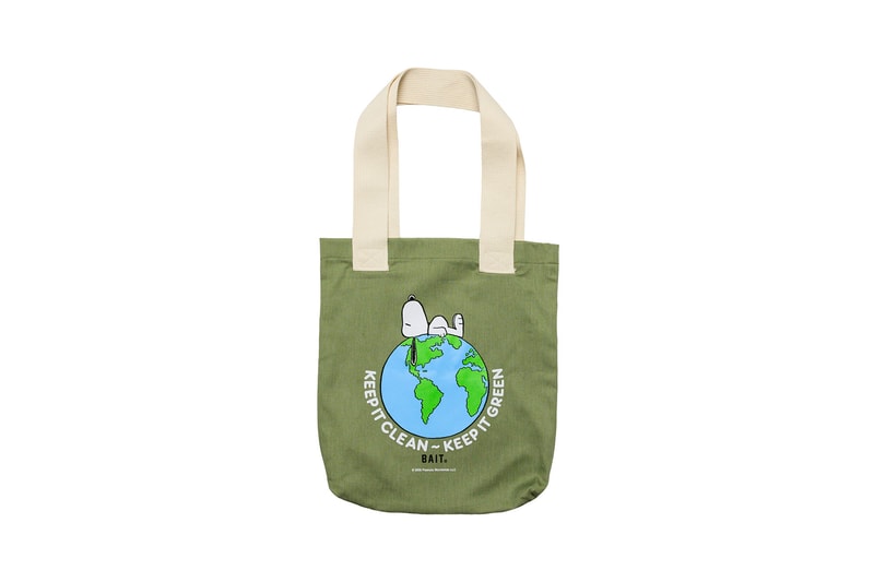 bait peanuts collaboration earth day sustainability upcycled black sweaters yellow t shirts fashion