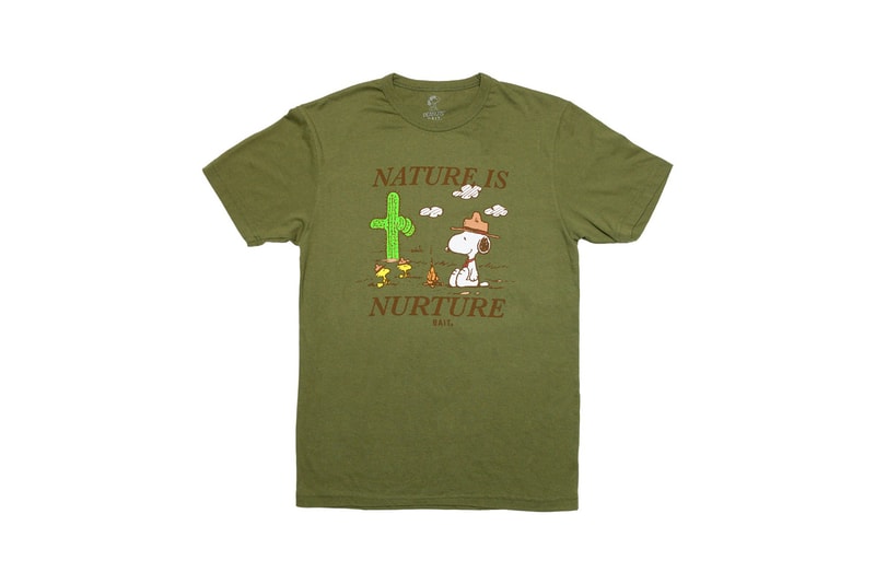 bait peanuts collaboration earth day sustainability upcycled black sweaters yellow t shirts fashion
