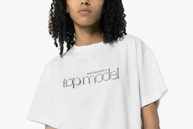 Sport Balenciaga's Top Model Tee on Your Next Zoom Call