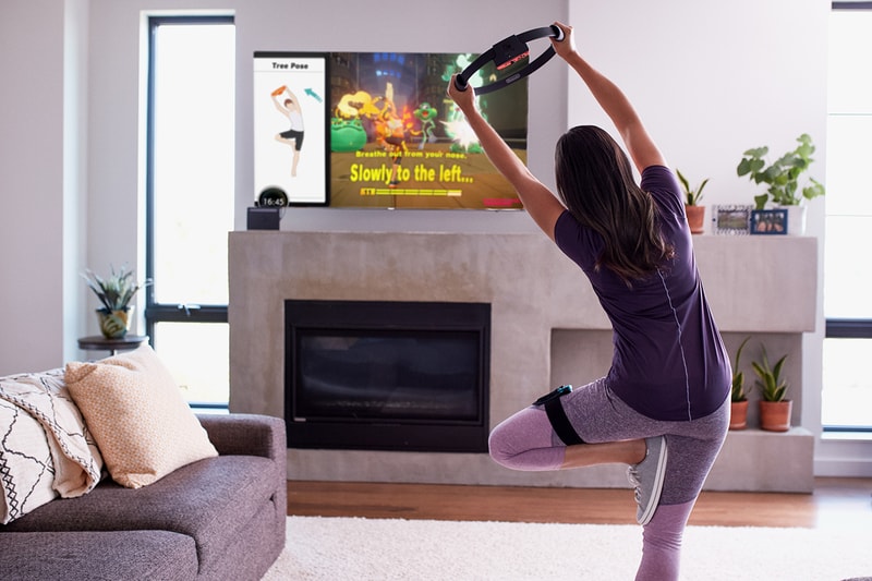 Nintendo Switch Ring Fit Challenge Video Game Fitness Sport Workout Work Out Exercise Gaming Home