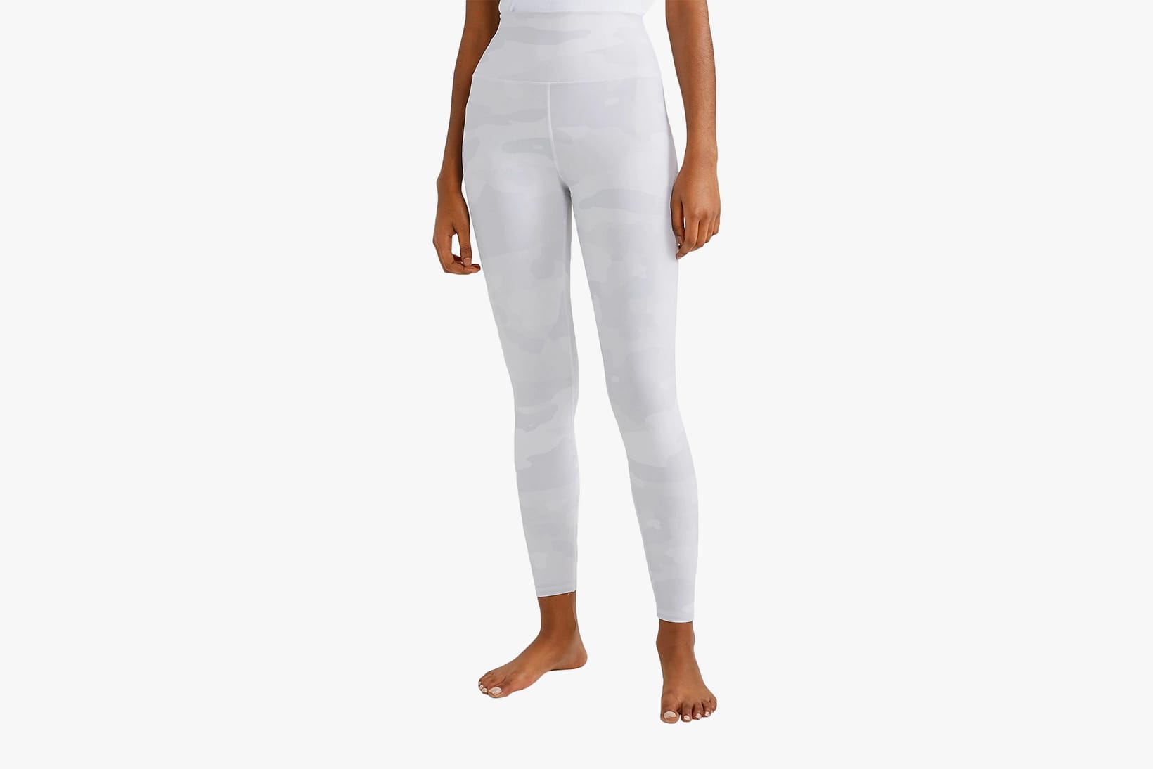 white nike yoga pants