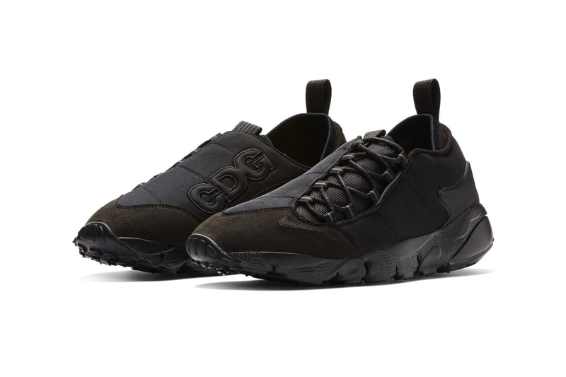 nike black comme des garcons cdg blazer high low waffle racer footscape sneakers collaborations dover street market