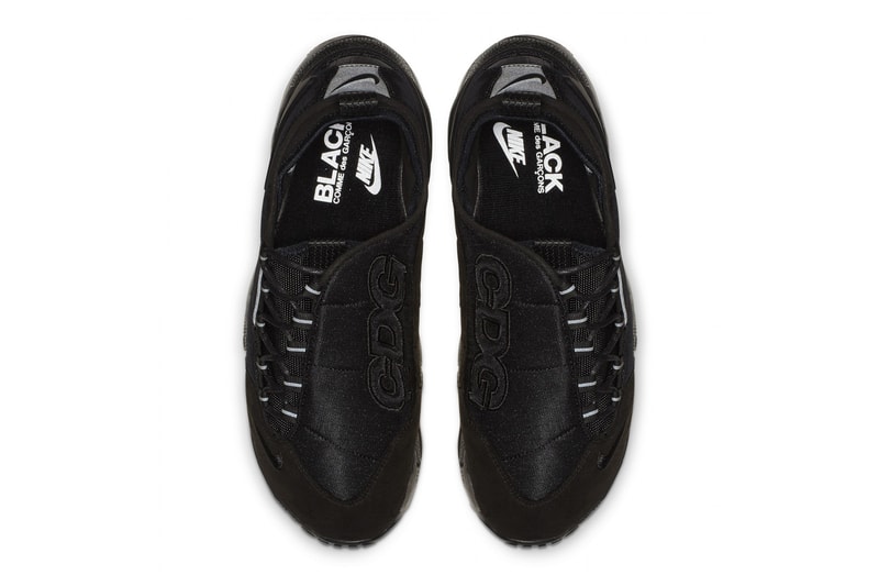 nike black comme des garcons cdg blazer high low waffle racer footscape sneakers collaborations dover street market