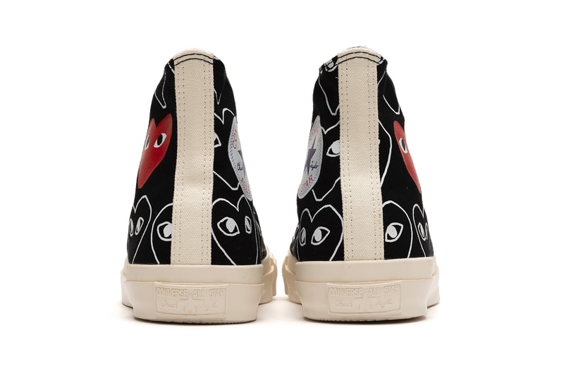 COMME des GARCONS PLAY x Converse Chuck 70 Hi Black