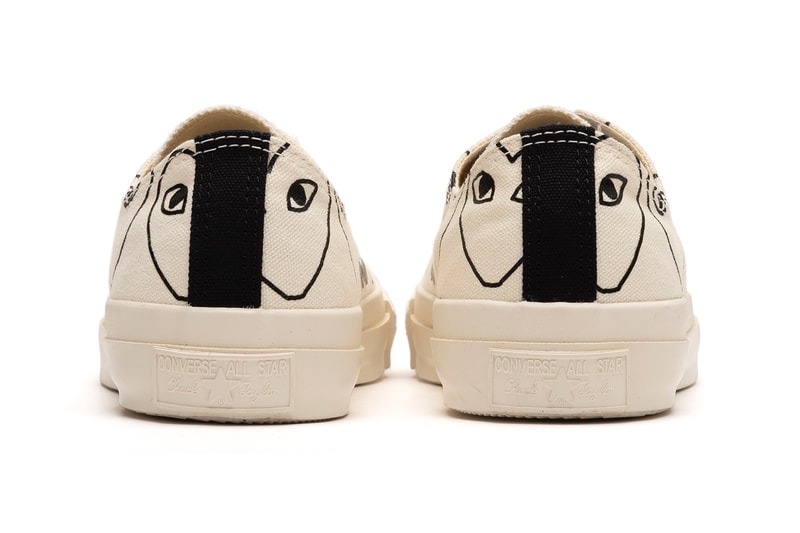COMME des GARCONS PLAY x Converse Chuck 70 Ox White