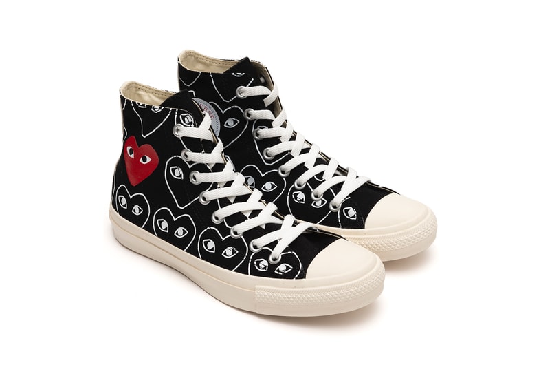 COMME des GARCONS PLAY x Converse Chuck 70 Hi Black