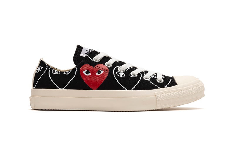 COMME des GARCONS PLAY x Converse Chuck 70 Ox Black