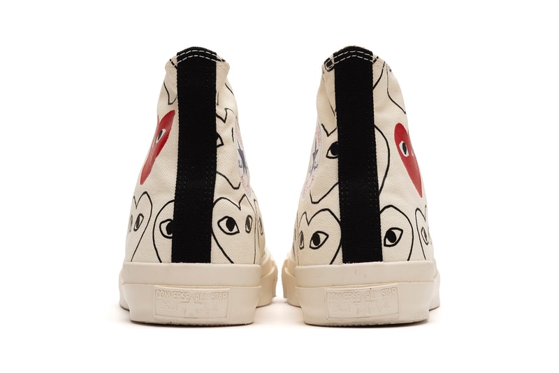 COMME des GARCONS PLAY x Converse Chuck 70 Hi White
