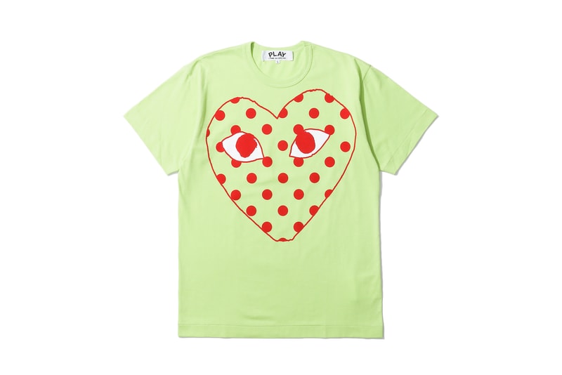 COMME des GARÇONS PLAY Spring/Summer Collection Pink Green Blue Pastel Graphics Print