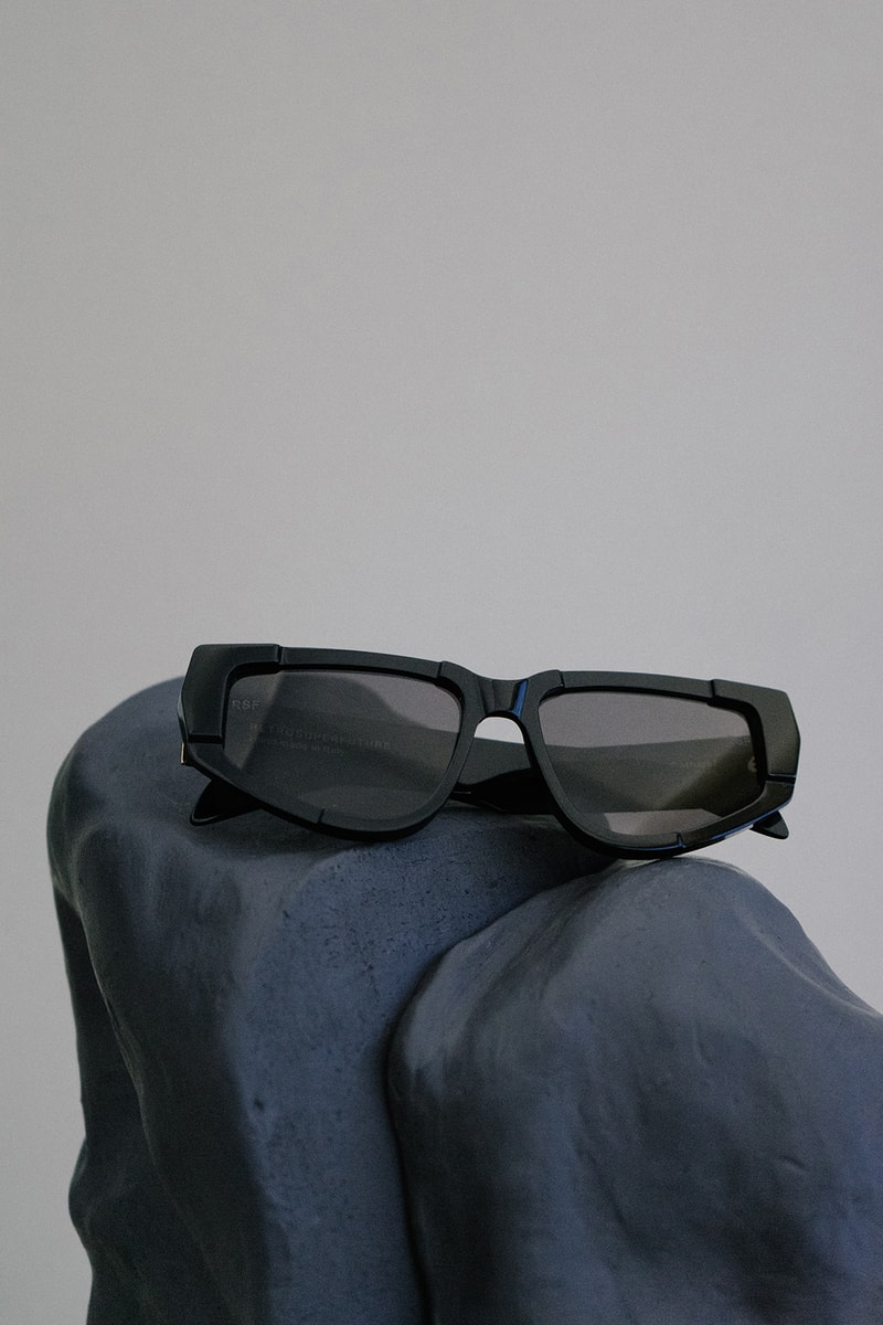 danielle cathari retrosuperfuture collaboration eyewear sunglasses shades blue black orange accessories