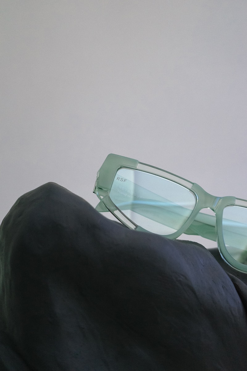 danielle cathari retrosuperfuture collaboration eyewear sunglasses shades blue black orange accessories