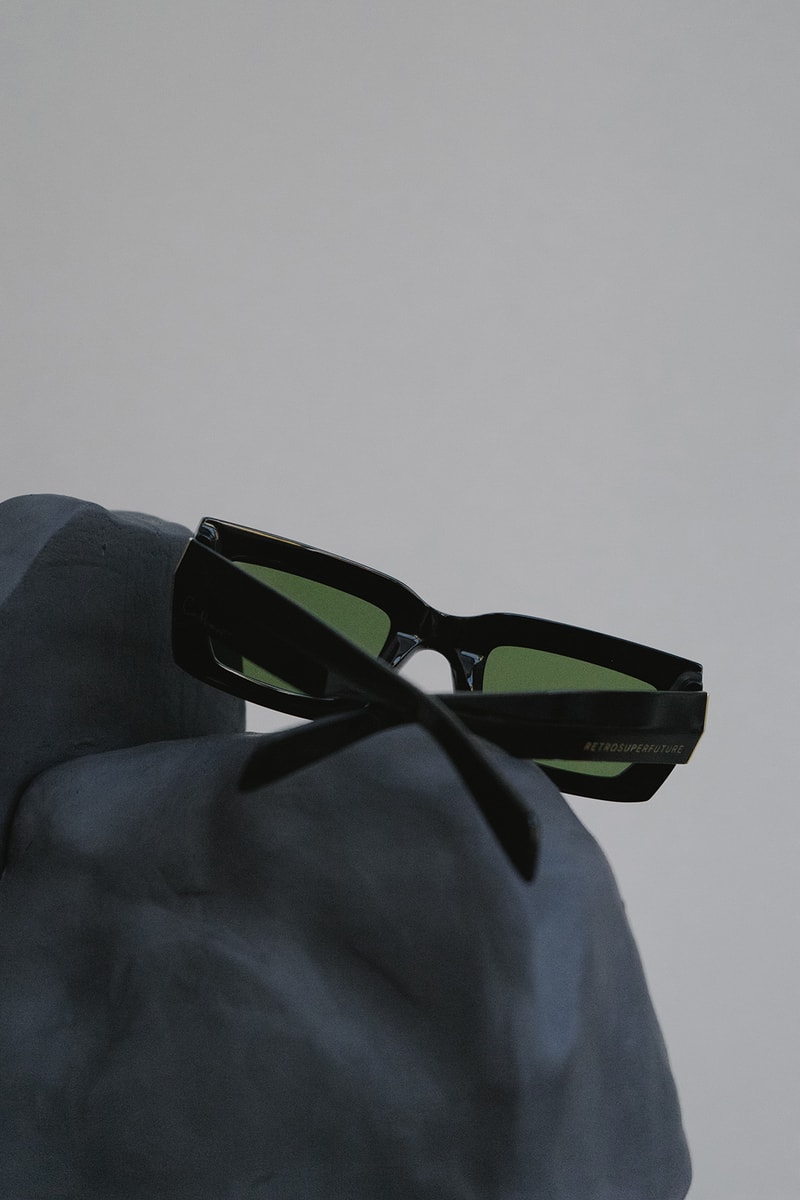 danielle cathari retrosuperfuture collaboration eyewear sunglasses shades blue black orange accessories