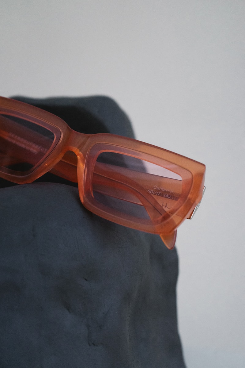 danielle cathari retrosuperfuture collaboration eyewear sunglasses shades blue black orange accessories