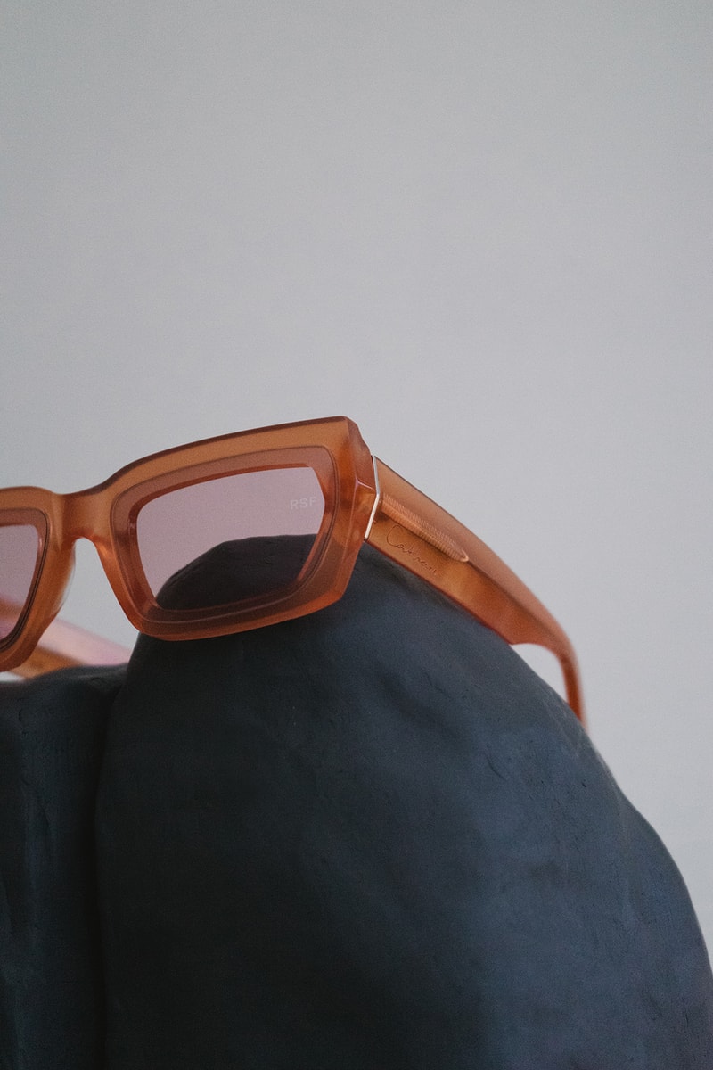 danielle cathari retrosuperfuture collaboration eyewear sunglasses shades blue black orange accessories