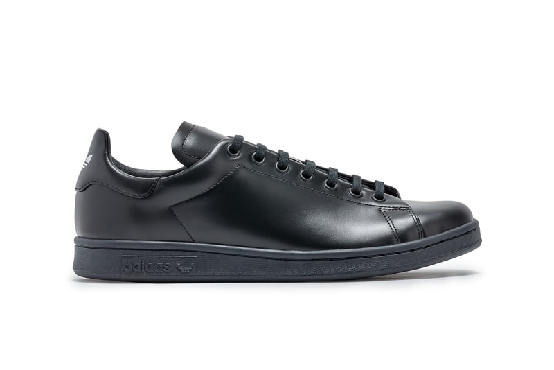 Dover Street Market x adidas Originals Stan Smith Sneaker Release Collaboration Black White Logo 