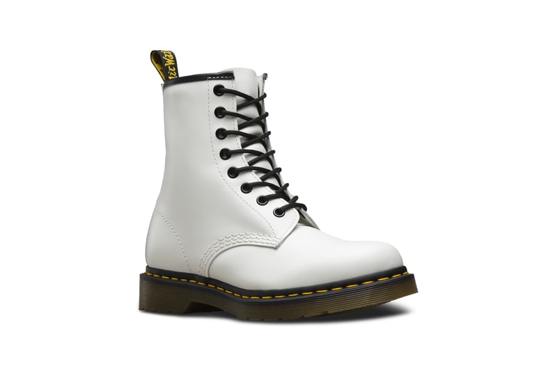 Dr. Martens Spring/Summer 1460 Boot Pink Yellow White Orange Vibrant Pastel Boots Shoes Footwear