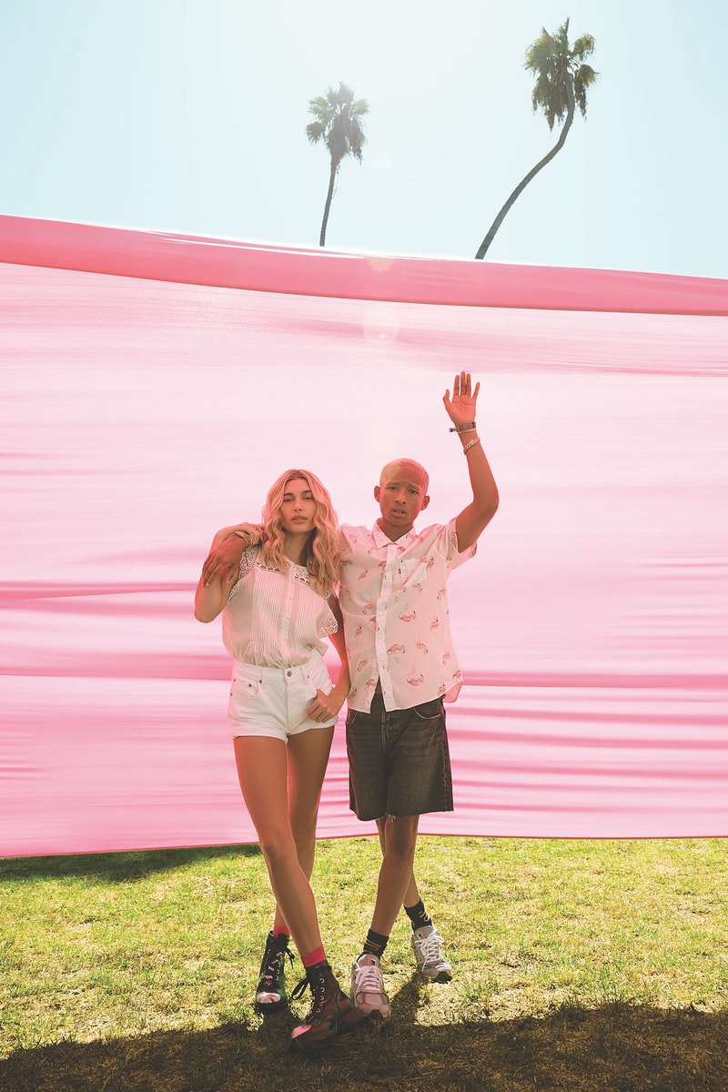 Hailey Bieber Jaden Smith Levi's Campaign Collection Festival Season Youth 
