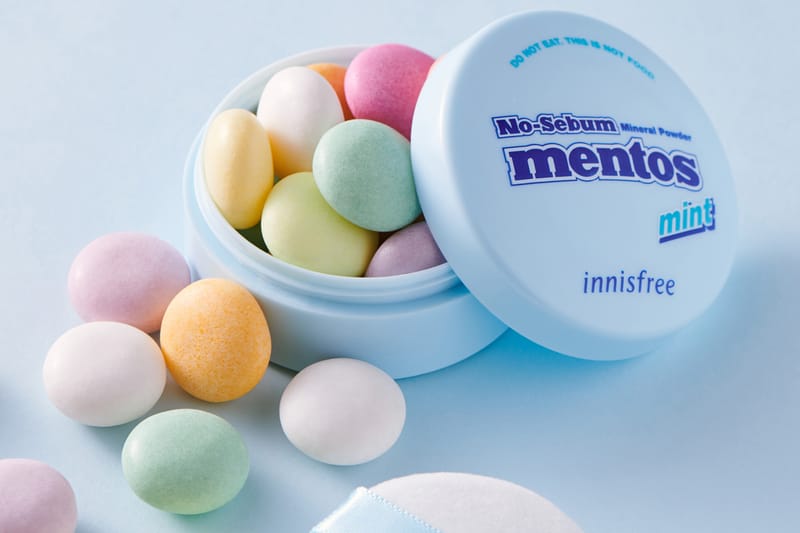 innisfree's Bestselling No Sebum Mineral Powder Gets a Fruity Mentos Treatment