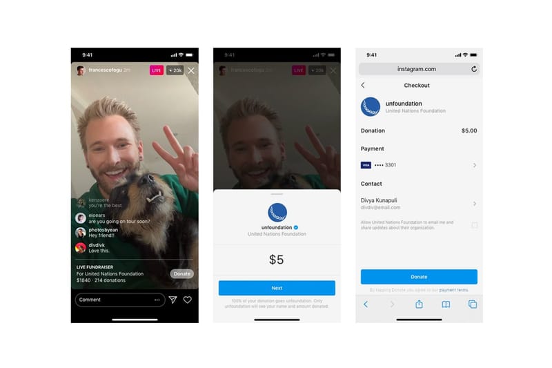 Instagram Live Introduces New Story Donation Feature
