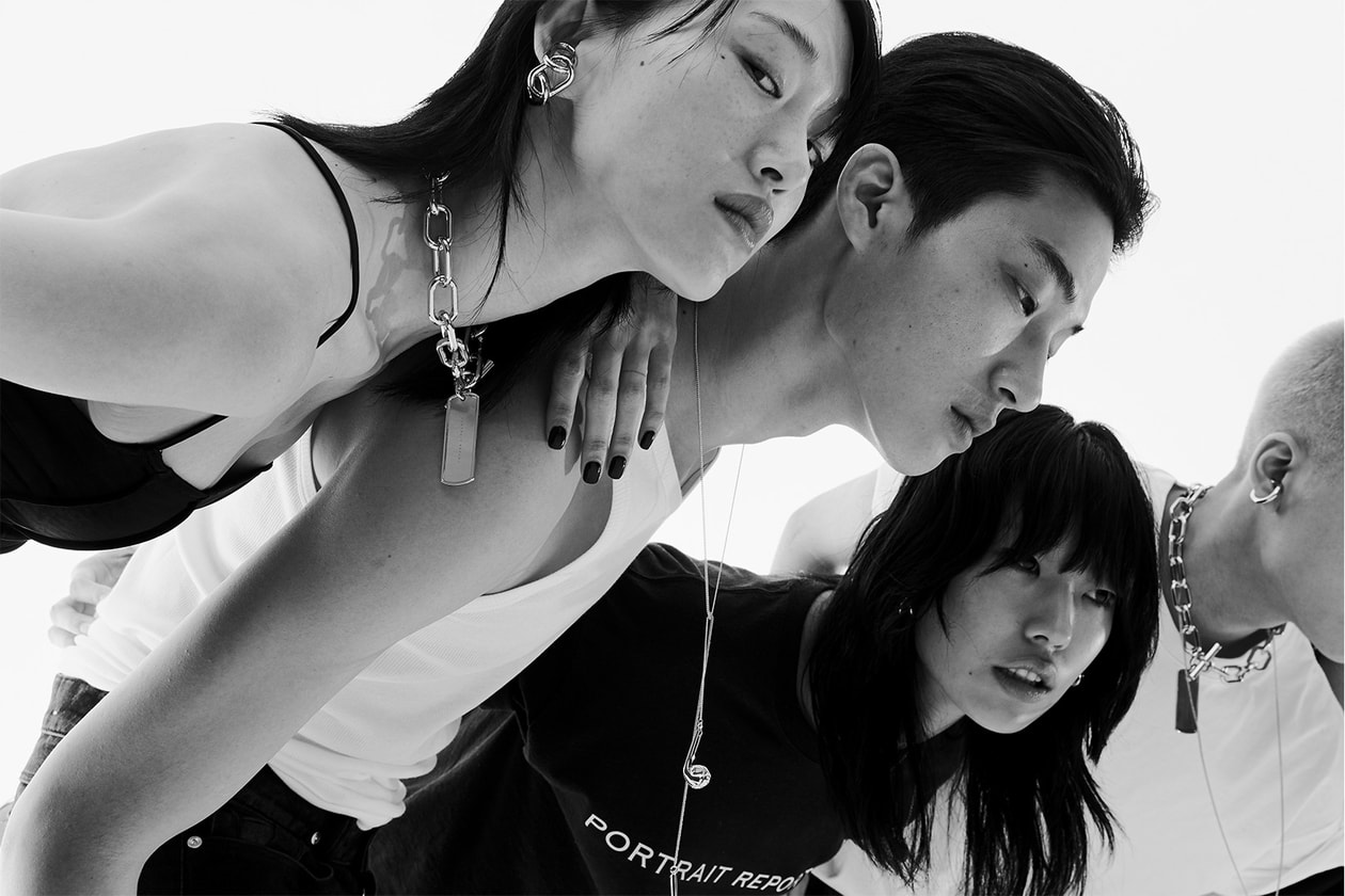 Portrait Report Korean Jewelry Brand Bold Chain Necklaces Earcuffs Earrings Sora Choi Heejung Park