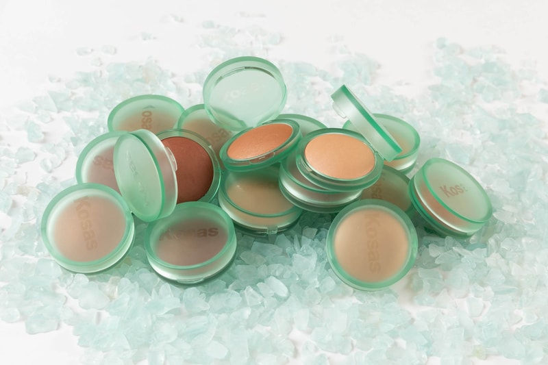 Kosas Sun Show Bronzer Makeup Product Release Moisturizing Formula Sea Glass Container Logo 
