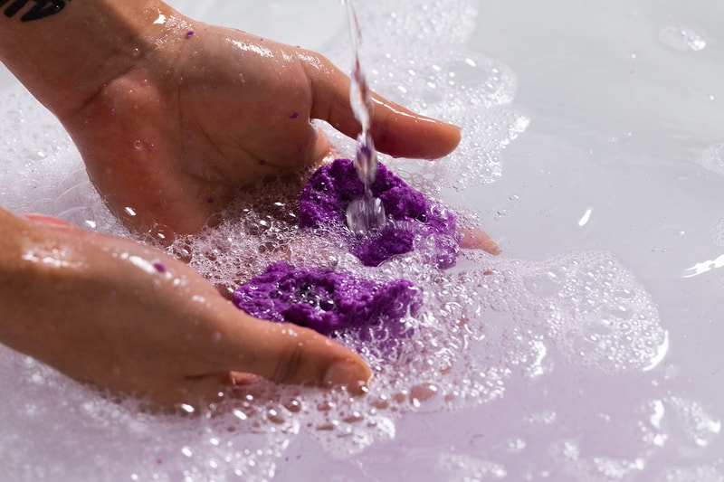 lush cosmetics bubble bar collection bubbleroons brushes sticks bottles cruelty free
