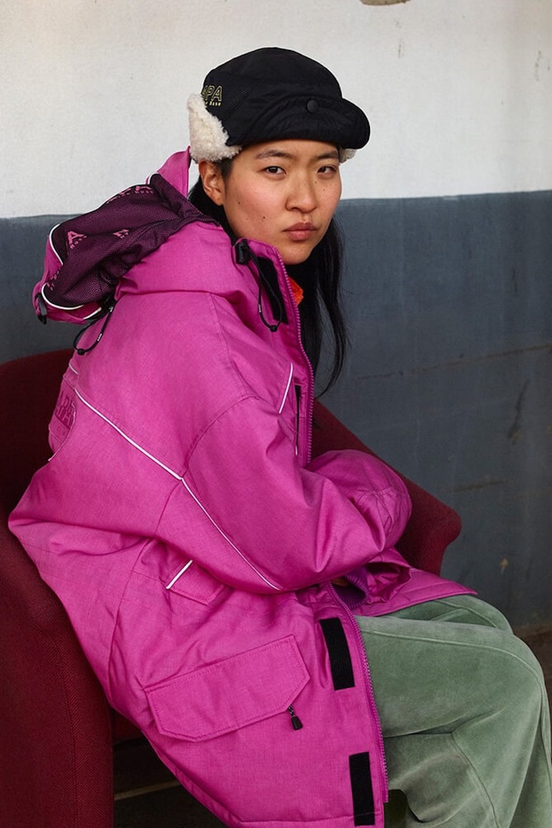 napa by martine rose napapijri fall winter collection outerwear fleece jackets sweaters pink red fashion