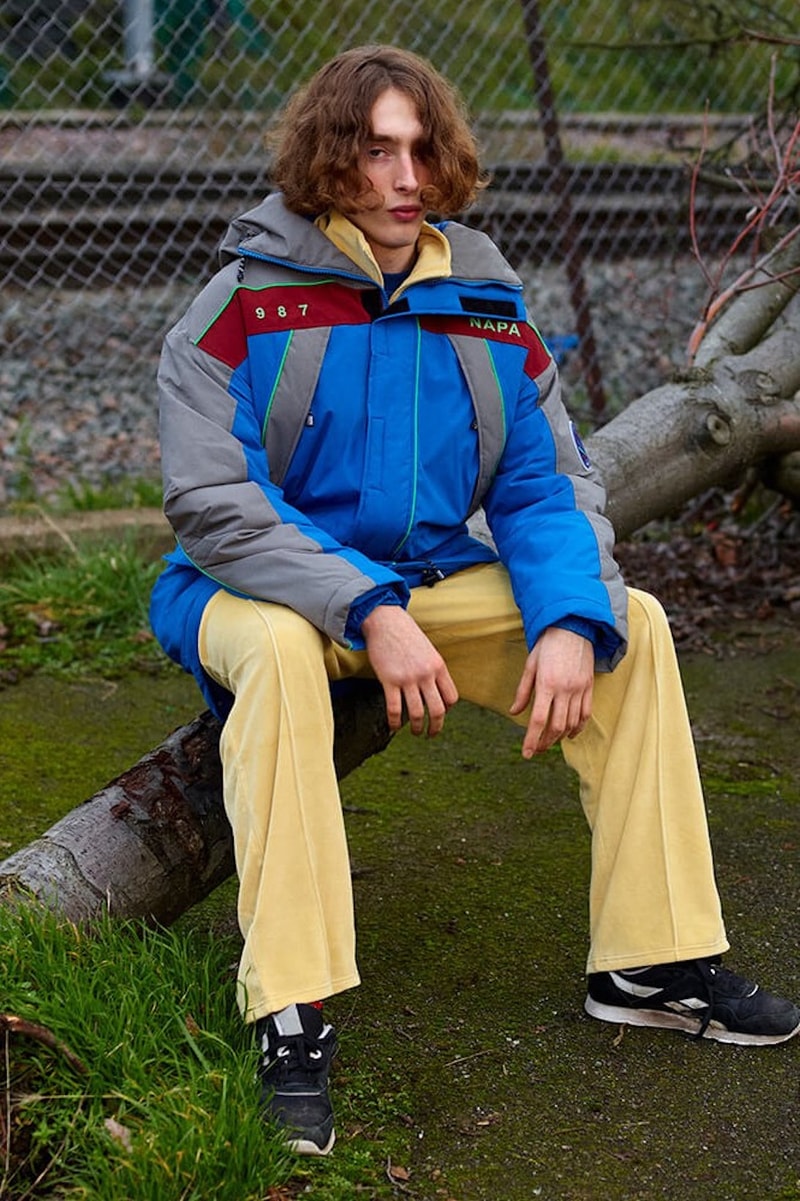 napa by martine rose napapijri fall winter collection outerwear fleece jackets sweaters pink red fashion