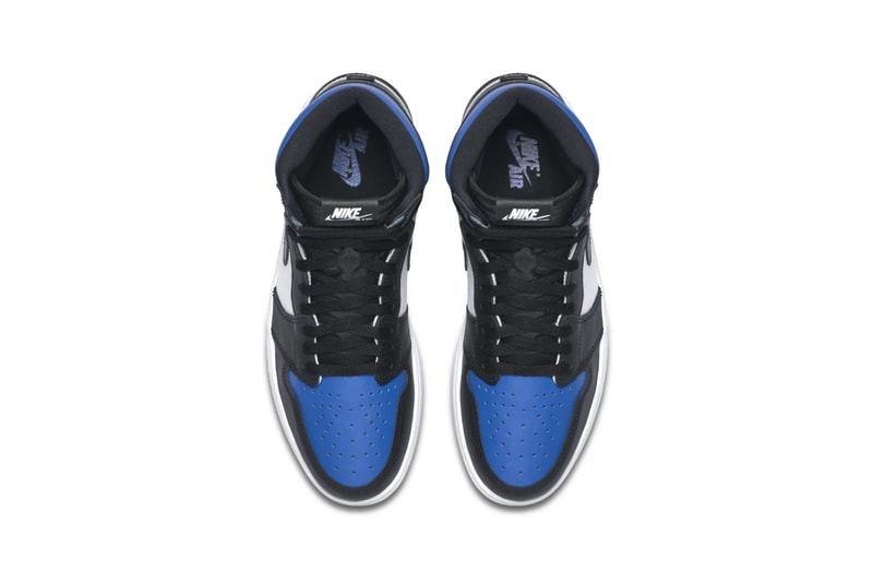 nike air jordan 1 retro high og sneakers black blue white colorway shoes sneakerhead footwear
