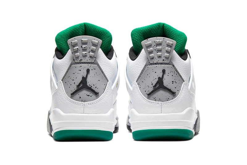 Nike Air Jordan 4 Retro Women's Do The Right Thing White Red Green Gold Rasta