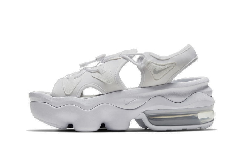 Nike Air Max Koko Platform Sandal Silhouette Release Reveal Black White 
