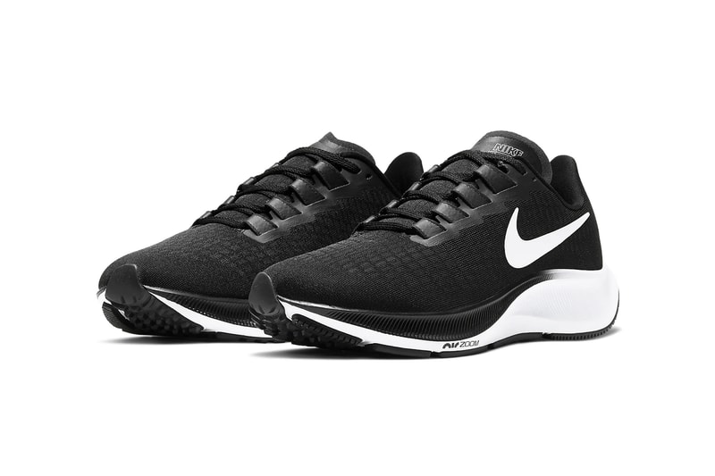 nike air zoom pegasus 37 womens sneakers pink black white neon green colorway sneakerhead footwear shoes
