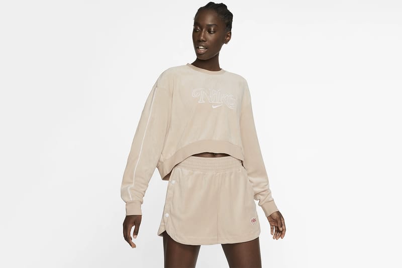 Nike Sportswear's Crewneck Sweater and Shorts Set Is Your Next Go-To WFH Outfit