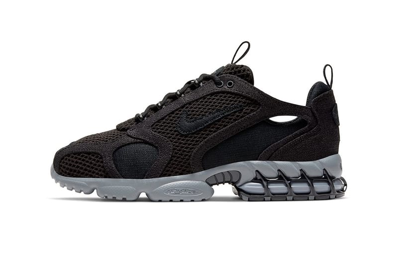 Stussy x Nike Unveil an All-Black Air Zoom Spiridon Cage 2